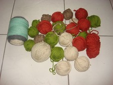 ca.1,3kg Häkel-und Strickgarn 100% Baumwolle mercerisiert (verschiedene Farben)