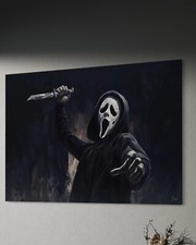 Scream Leinwand Bild Halloween