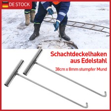 1-2X Edelstahl Kanalhaken