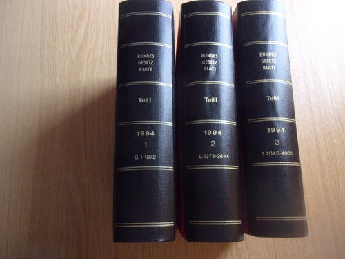 Bgbl bundesgesetzblatt teil - bgbl, i