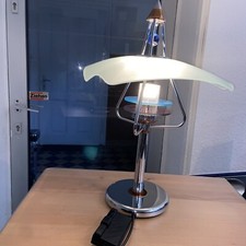 Neukro Menden 46343  Wohn Schlaf zimmer Lampe LED Birne Tischlampe  Stil 80er