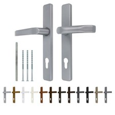 Premium Drückergarnitur Türgriff Saturn DHS 92mm - Rechteckig - Griff-Griff