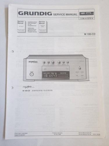 Original grundig service - original,