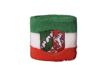 Schweißband Fahne Flagge Deutschland Nordrhein-Westfalen 2er Set - 7x8cm Armband