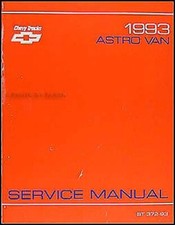 1993 Chevy Astro Van Shop