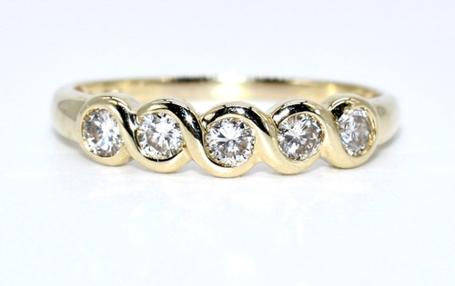Brillant ring 585 - ct.,, 585/14