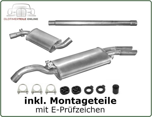Auspuffanlage für golf 2 - für,