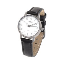 OSCO TITAN * Damen  Armbanduhr * Band und Zifferblatt weiß * Serie „Berlin“