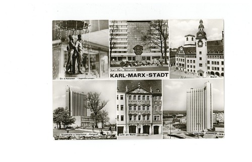 Ansichtskarte karl marx stadt - ansichtskarte, karl-marx-stadt