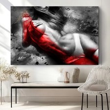 EROTIK AKT FRAU LEINWAND BILD