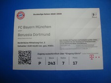 19/20 Ticket FC Bayern