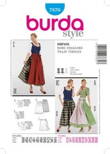 Burda style dirndl kleid - style,