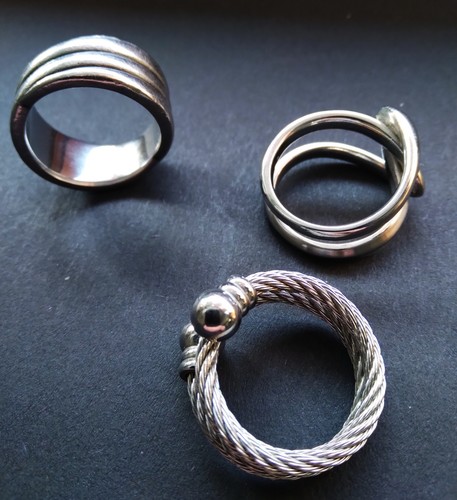 Fossil steel ringe größe - 2,