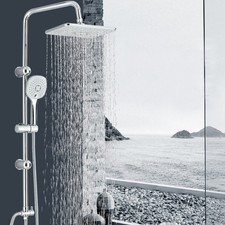 Duschsystem Regendusche Edelstahl Duschset Handbrause Duscharmatur Duschbrause