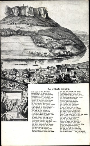 Bad schandau der elbe - ak,