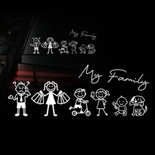 Auto Aufkleber |  My Family | Familie on Board | Personalisierte Sticker 80