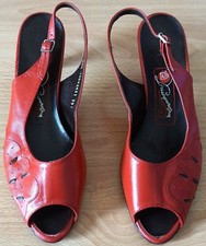 Neue:DAMEN SCHUHE ELEGANT  PUMPS , SANDALEN SEXY PARTY rot Gr. 39