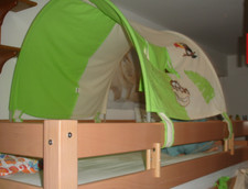 Relita Tunnel Dschungel f. Hochbett Etagenbett Beni, Magnum, Jan Halterung Natur