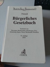 Palandt, Bürgerliches Gesetzbuch, 75. Auflage 