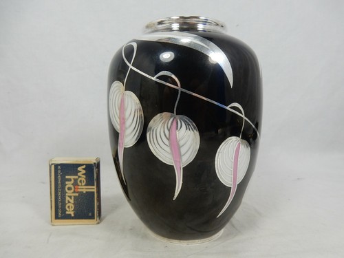 Schöne silber porzellan vase - schöne,
