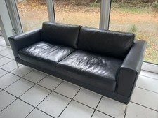 Couch Ledercouch Sitzgarnitur