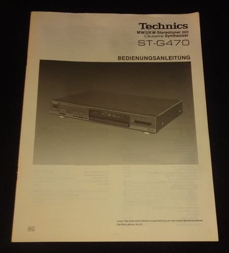 Bedienungsanleitung technics - bedienungsanleitung,