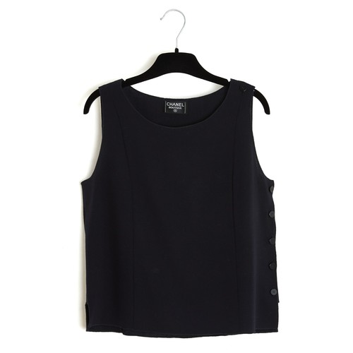 Chanel 2010s top crepe - 2010s, laine