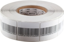 Sicherungsetiketten Klebeetiketten RF 8,2MHz 4x4 Barcode Warensicherung Rolle