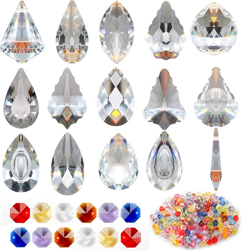 Sonnenfänger kristall 15pcs - sonnenfänger,