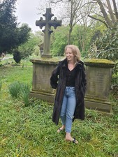 CASHM. Nerzmantel mit Zobel -