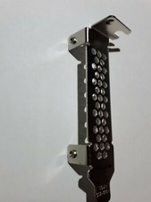 Slotblech kurz Slotblende low profile mit Lasche Laschen gelocht 35 Löcher neu