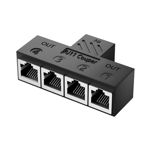 Rj11 koppler - buchse, 4