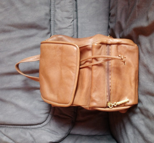 Damen rucksack braun leder - rucksack,