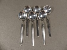 WMF Madrid 6 Suppentassenlöffel 16,9 cm 90er Silberauflage