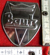 Bautz in Silber Traktor Trecker Schild für die Haube