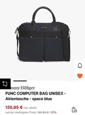 Tommy Hilfiger FUNC COMPUTER BAG UNISEX - Aktentasche Blau Laptoptasche