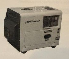 Diesel Generator ITC Power 6500 Watt, DG7800SE, Neuwertig (nur probegelaufen)