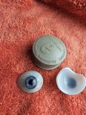 Glasauge braun blau grau grün Unikate mundgeblasen Halbfertige Glasaugen