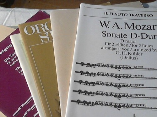 Mozart konvolut noten flöte - konvolut,