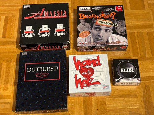 5xParty-Brettspielsammlung