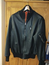 Original Bundeswehr Fliegerlederjacke schwarz Modeka Gr. 54 ungetragen