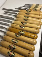 KIRSCHEN Schnitzwerkzeug Set 17-teilig Drechselbeitel r Stechbeitel gebraucht