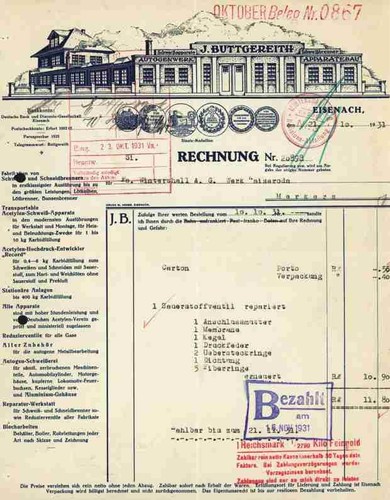 Buttgereith autogenwerk - j.,