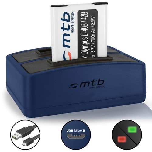 Dual ladegerät akku - (usb), +