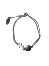 Armband, versilbert, Stern