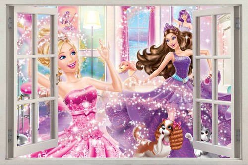 S165 barbie puppe wandtattoo - s165,