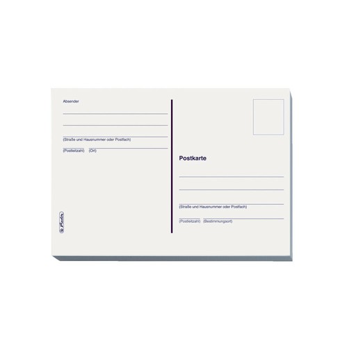 Herlitz postkarten din 170 - din, a6