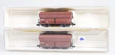 (9944) 2x BRAWA Spur N 67030 Selbstentladewagen Kohleladung in OVP