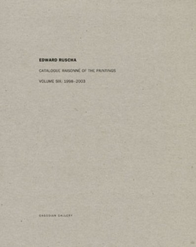 Edward ruscha catalogue - edward,