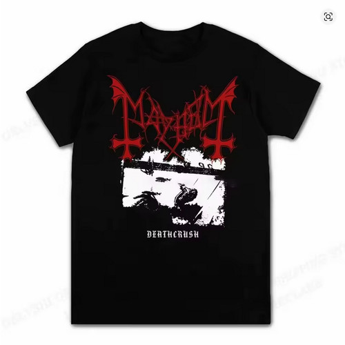 Mayhem deathcrush fan shirt - mayhem,